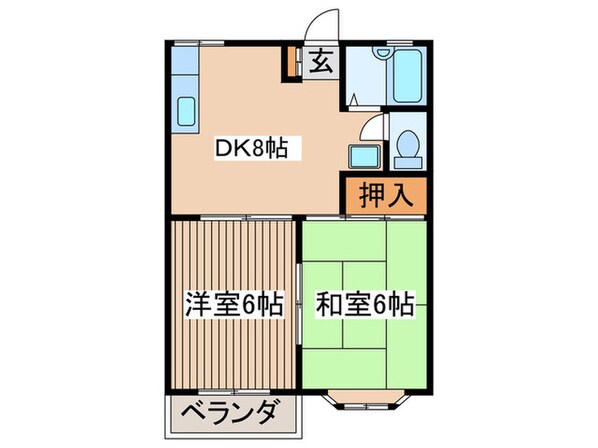 メゾン　ミッキー２の物件間取画像